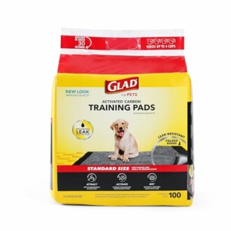 Glad for Pets Black Charcoal Puppy Pads